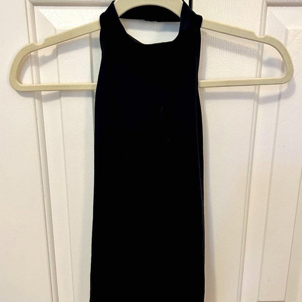 Black, Wrap, Activewear Top